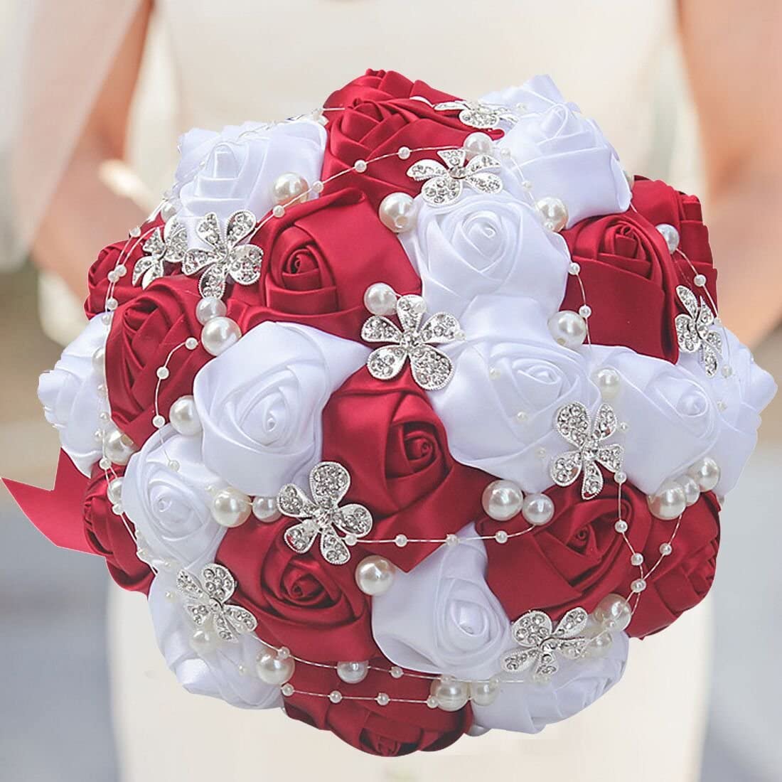 Red wedding bouquet